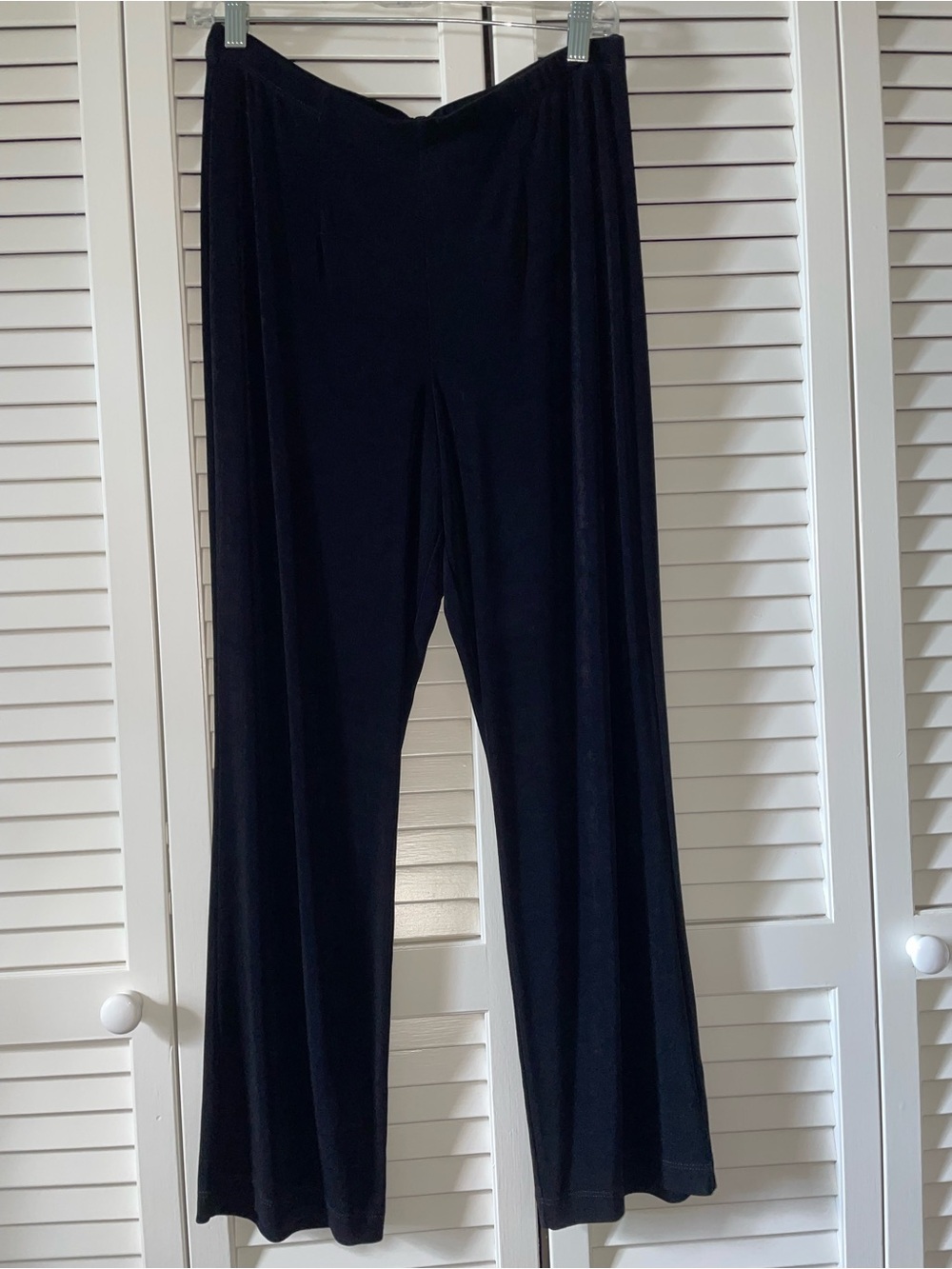 Chico's Black Wide-Leg Palazzo Pants LIKE NEW Sz 1 (Medium) Petite
